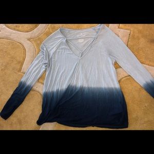 long sleeve american eagle blouse